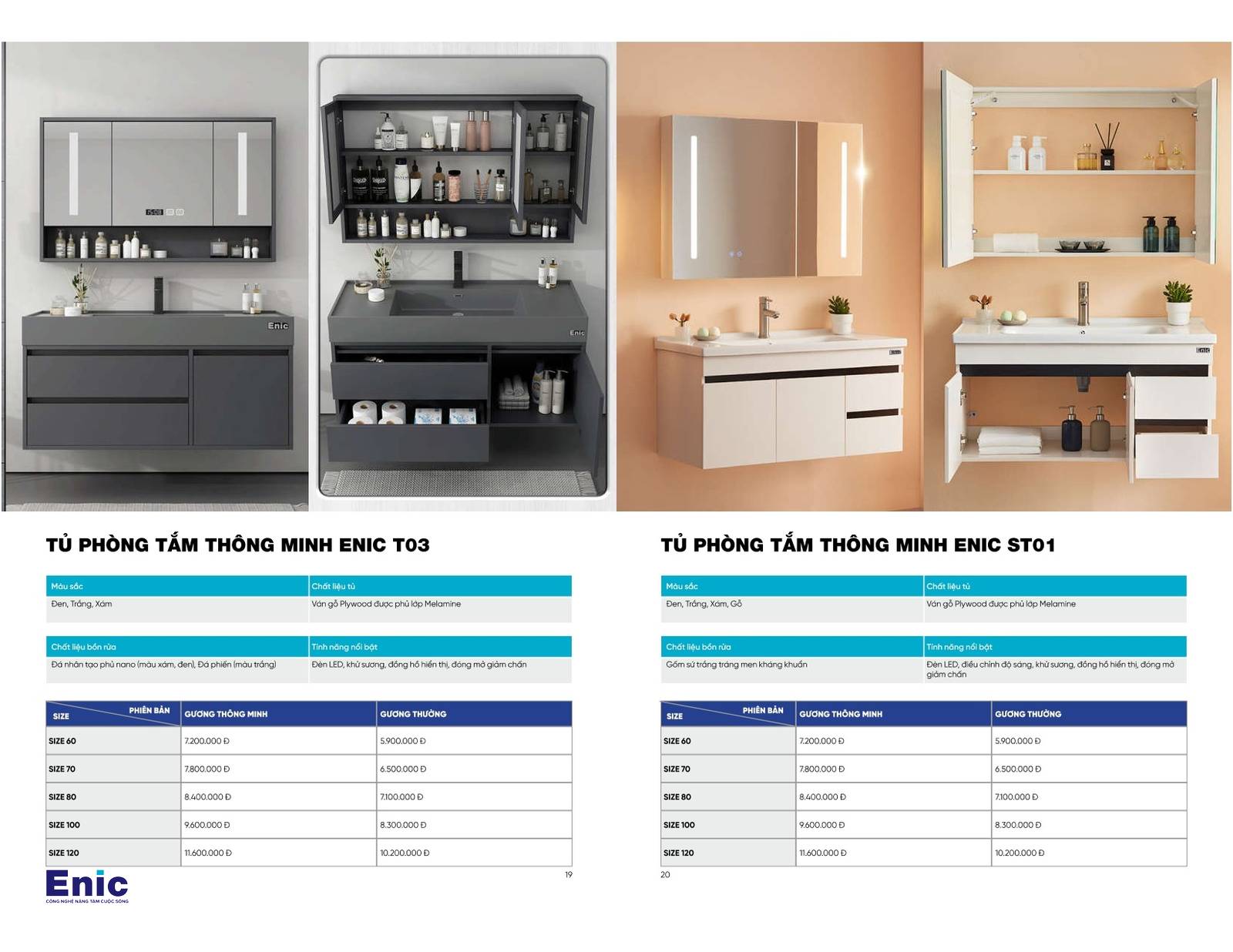 Thiết bị vệ sinh ENIC Catalogue và Bảng giá mới nhất 2024 /Page 10